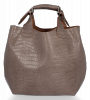Kožené kabelka shopper bag Vittoria Gotti zemitá VG804